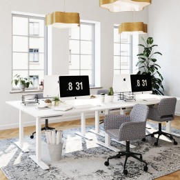 Bureau Smart blanc 120x70 cm Kare Design
