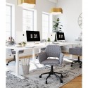 Chaise de bureau pivotante Marianne grise Kare Design