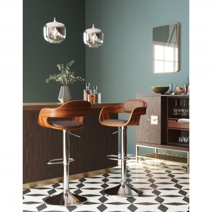 Miroir Jetset carré doré 94x64cm Kare Design
