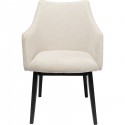 Chaise avec accoudoirs Modino crème Kare Design