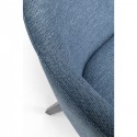 Chaise avec accoudoirs Modino bleue Kare Design