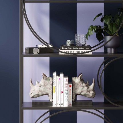Serre-livres rhinocéros set de 2 Kare Design