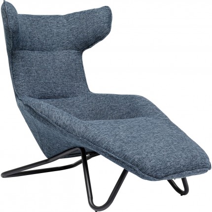 Fauteuil Granada bleu foncé Kare Design