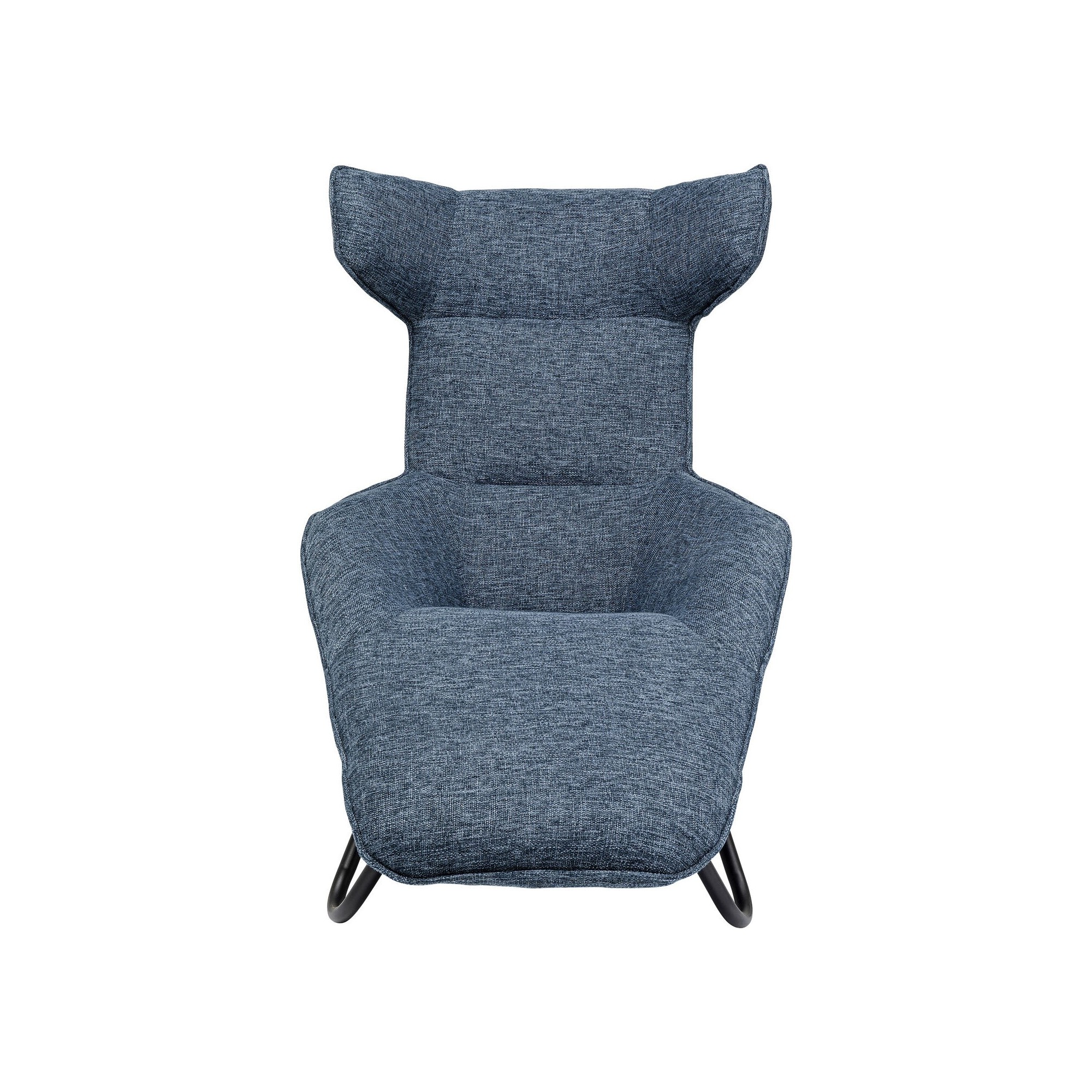 Fauteuil Granada bleu foncé Kare Design