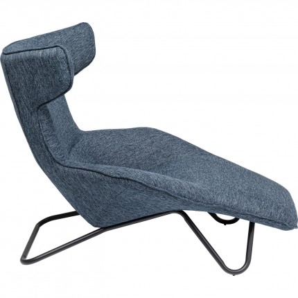 Fauteuil Granada bleu foncé Kare Design
