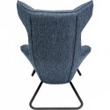 Fauteuil Granada bleu foncé Kare Design