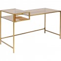 Bureau Loft 134x60cm doré Kare Design