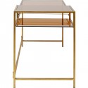 Bureau Loft 134x60cm doré Kare Design