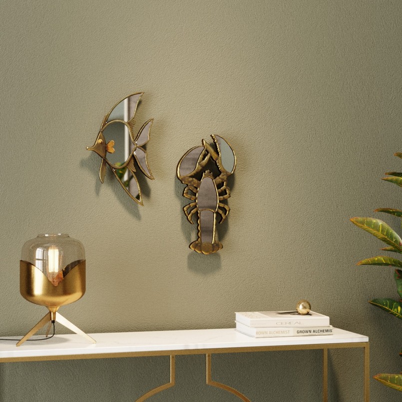 Lampe de table Goblet Ball dorée Kare Design