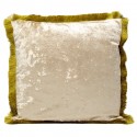 Coussin à franges Cannes beige Kare Design