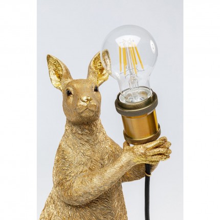 Lampe kangourou doré Kare Design