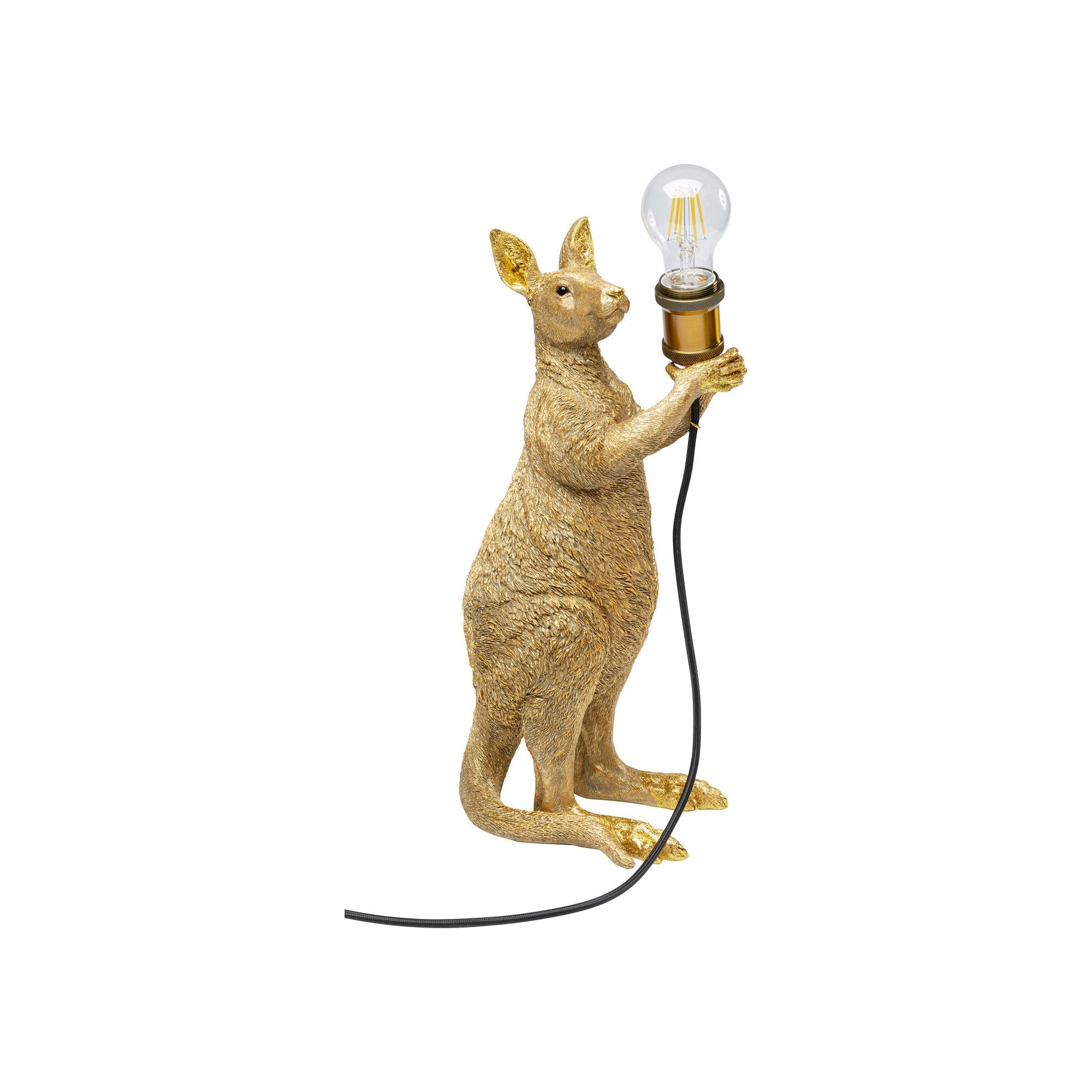 Lampe kangourou doré Kare Design