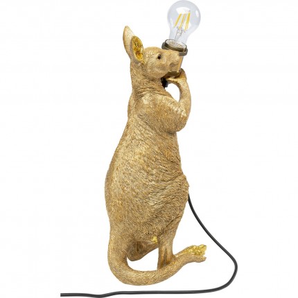 Lampe kangourou doré Kare Design