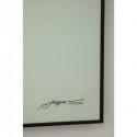 Peinture Frame Abstract Shapes rose 73x143cm Kare Design