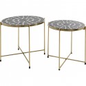 Tables d'appoint Priya noires set de 2 Kare Design