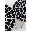 Tables d'appoint Priya noires set de 2 Kare Design