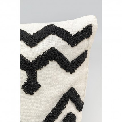 Coussin chevrons noirs Kare Design