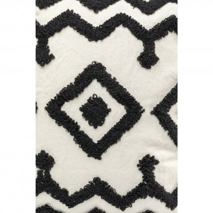 Coussin chevrons noirs Kare Design