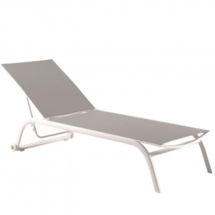 Recamiere Zaragoza white and grey Gescova