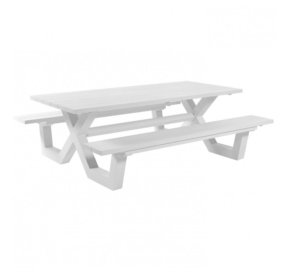 Picnic Table Bonucci white Gescova Picnic Table Bonucci white Gescova