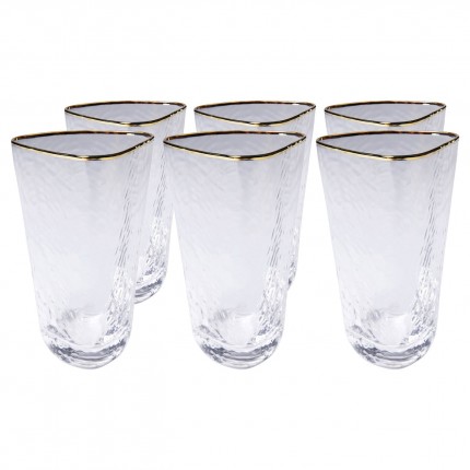 Verres hauts Hommage set de 6 Kare Design