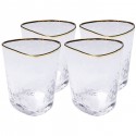 Verres à eau Hommage set de 4 Kare Design
