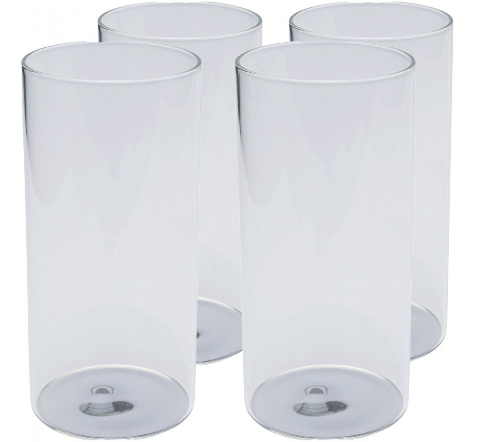 Water Glass Electra silver 15cm (4/set) Kare Design Water Glass Electra silver 15cm (4/set) Kare Design
