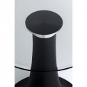 Table Grande Possibilita 180x120cm noire verre fumé Kare Design