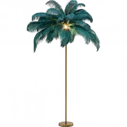 Lampadaire plumes 165cm vert Kare Design