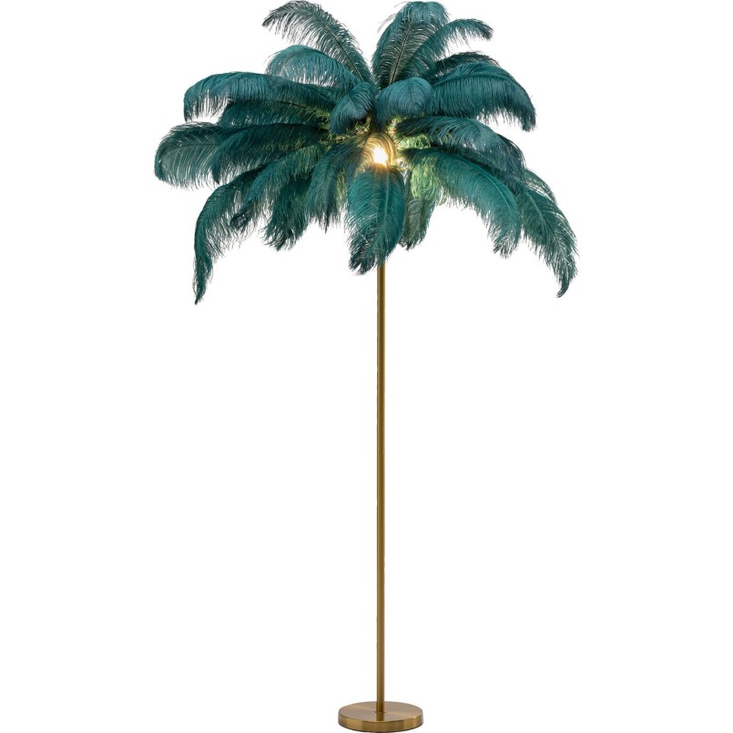 Lampadaire Feather Palm vert 165cm