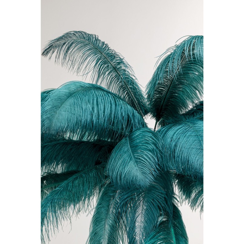 Lampadaire plume vert 165cm Kare Design