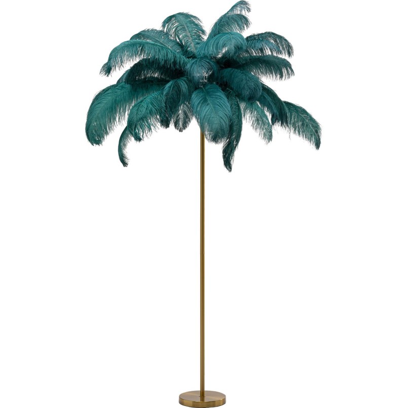 Lampadaire Feather Palm vert 165cm
