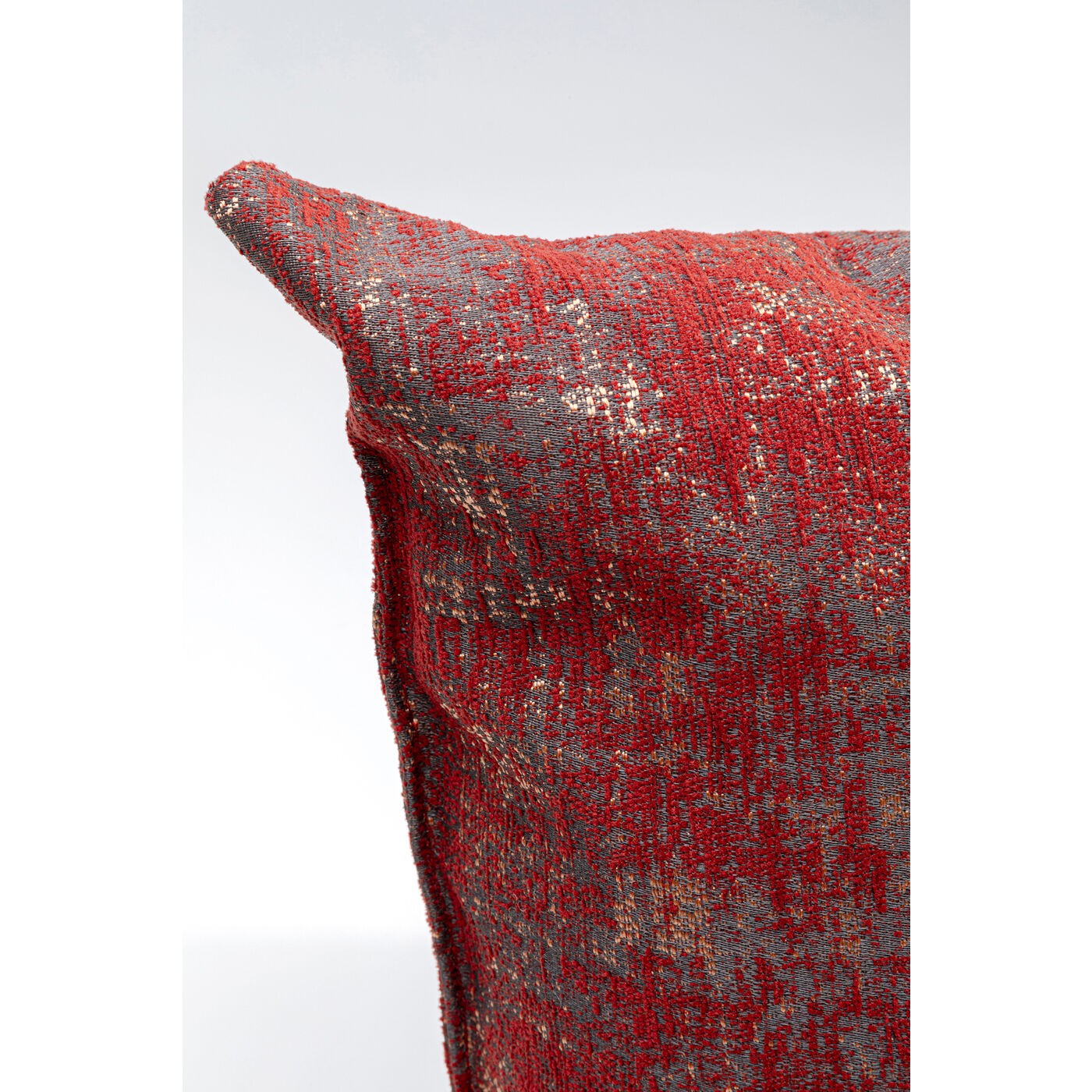 Coussin Glossy Shine rouge 40x40cm Kare Design