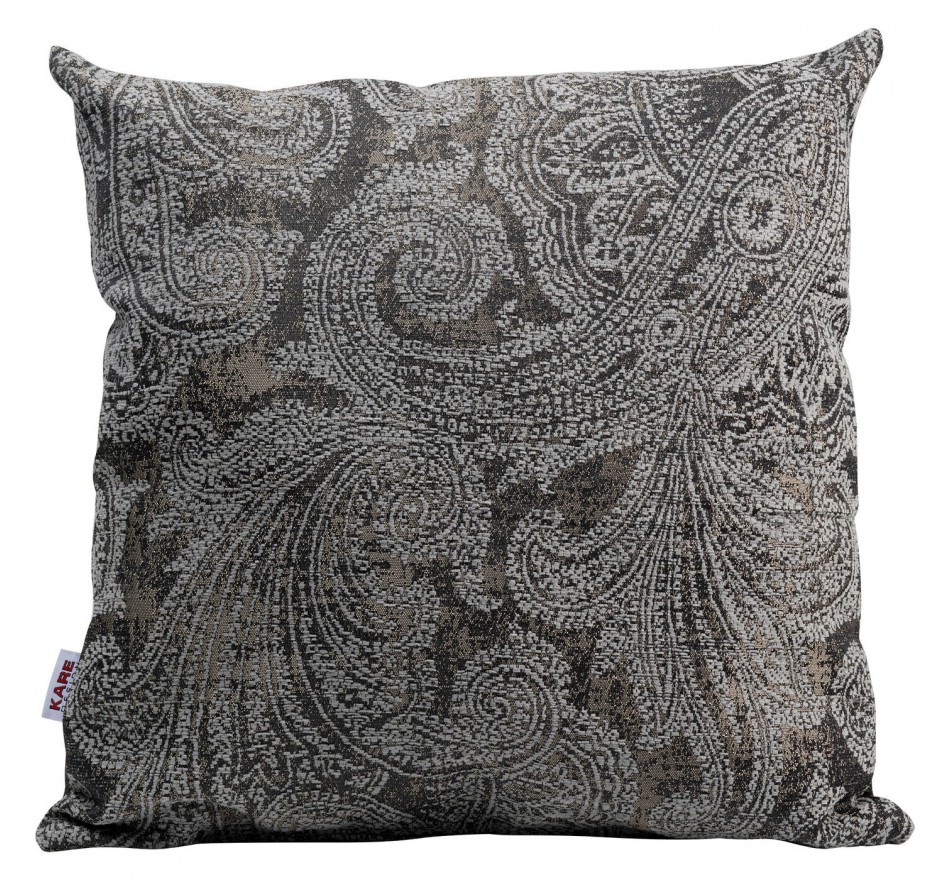 Coussin Cloé gris 40x40cm Kare Design