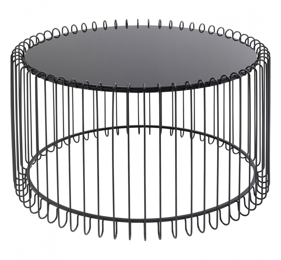Table basse Line noire 60cm Kare Design