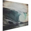 Tableau en verre vague 180x120cm Kare Design