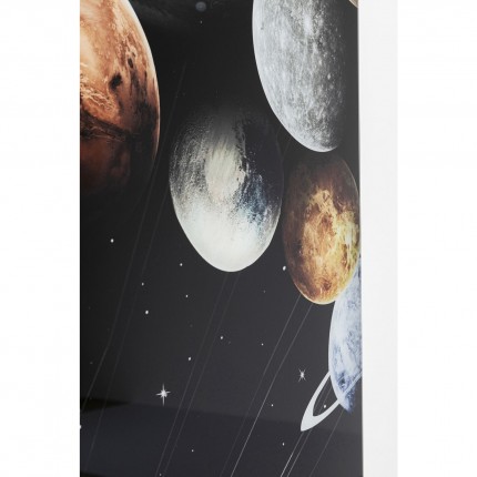 Tableau en verre Astronaute volant 100x150cm Kare Design
