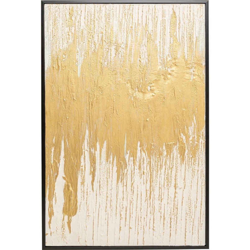 Peinture à l'huile Frame Abstract blanche 80x120cm Kare Design