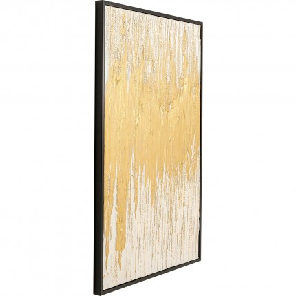 Peinture Frame Abstract blanche 80x120cm Kare Design
