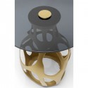 Table d'appoint Volcano 60cm dorée Kare Design