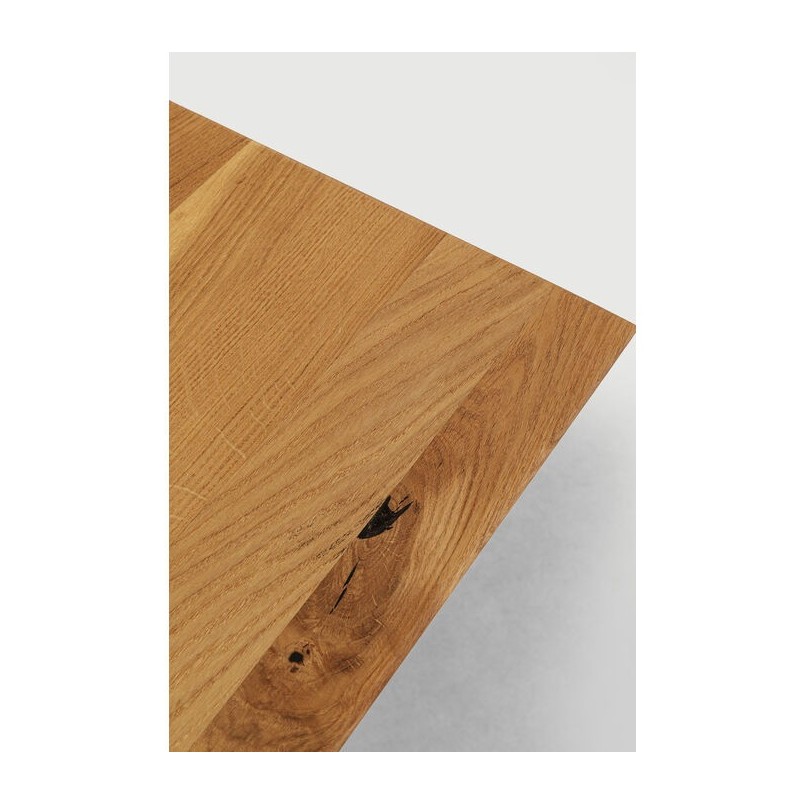 Table Symphony chêne noire 180x90cm Kare Design