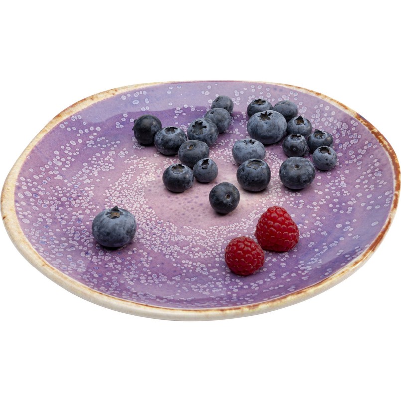 Assiette Shirley violet Ø21cm