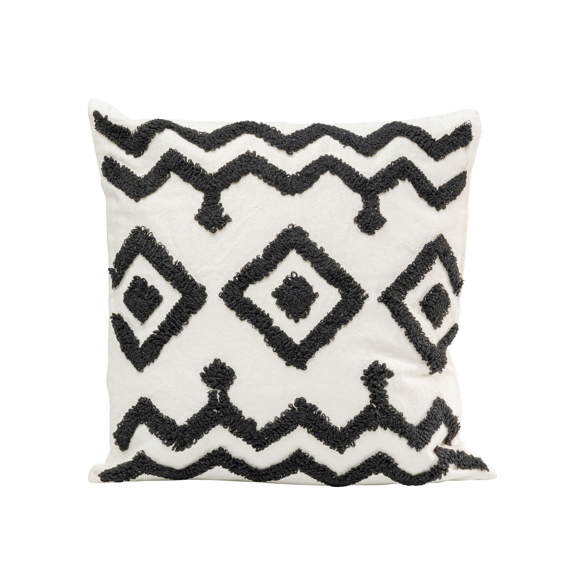 Coussin chevrons noirs Kare Design