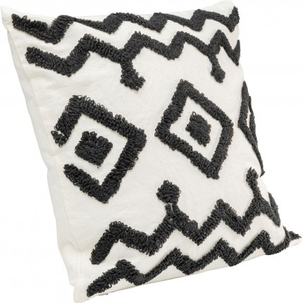 Coussin chevrons noirs Kare Design