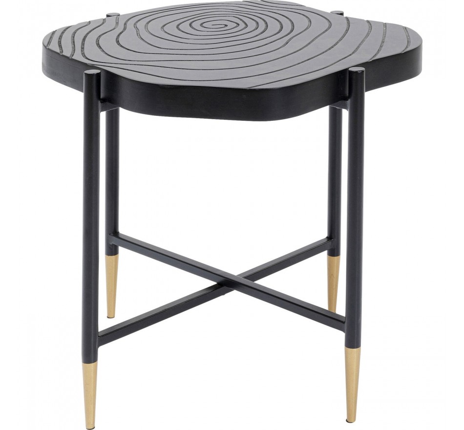 Table d'appoint Antika noire Kare Design