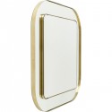 Miroir Double Row 80x80cm doré Kare Design