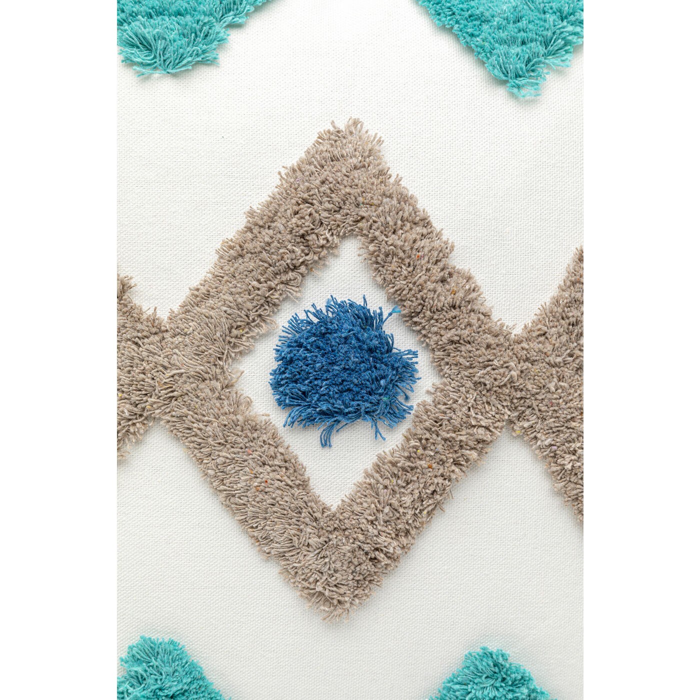 Coussin chevrons bleus Kare Design