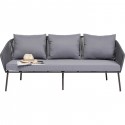 Salon de jardin Elba gris anthracite Kare Design