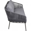 Salon de jardin Elba gris anthracite Kare Design