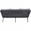 Salon de jardin Elba gris anthracite Kare Design